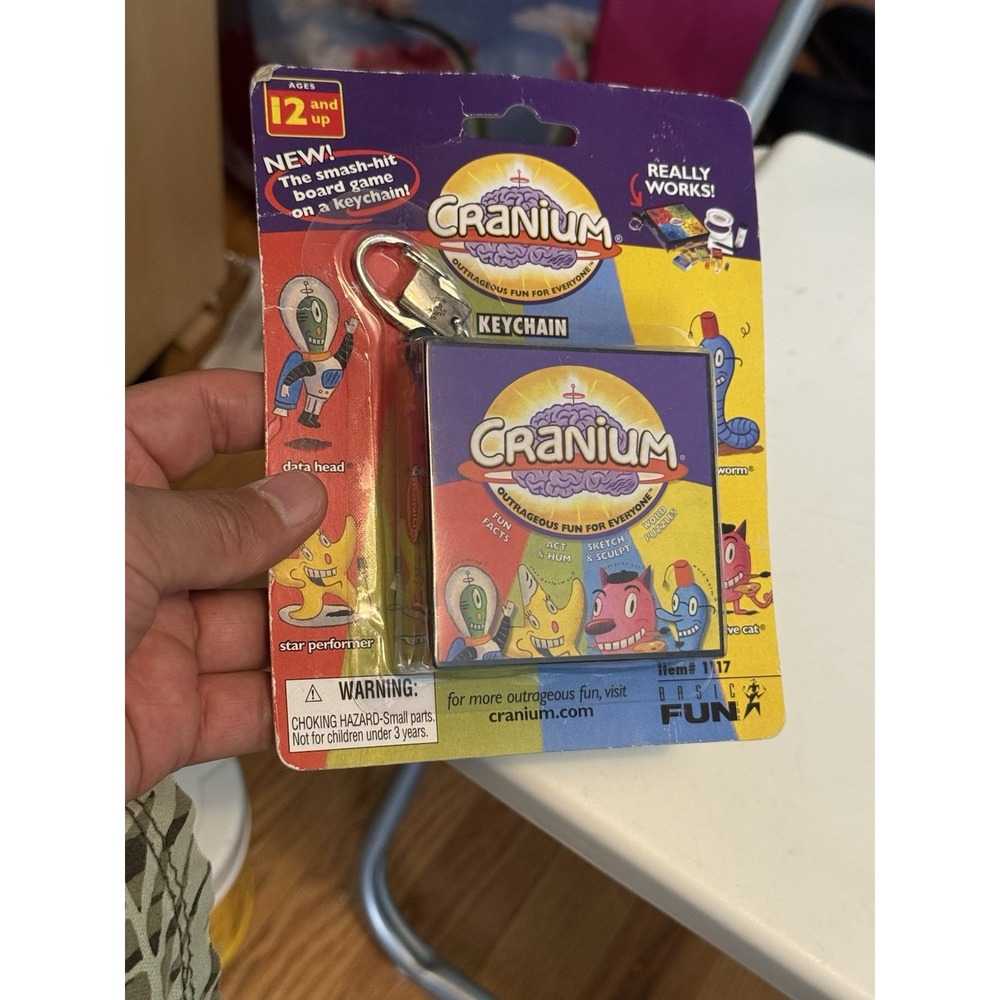 2005 Cranium Board Game Keychain New In Package - Basic Fun